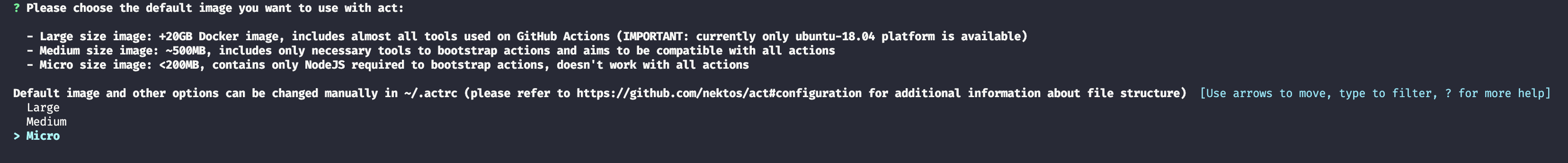 3 choices given to you for the image, can refer to docs.